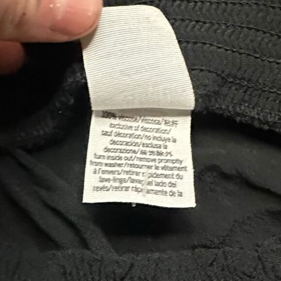PINK VICTORIA’S SECRET Women’s Black Flowy Lounge Shorts Size Medium - Picture 3 of 5